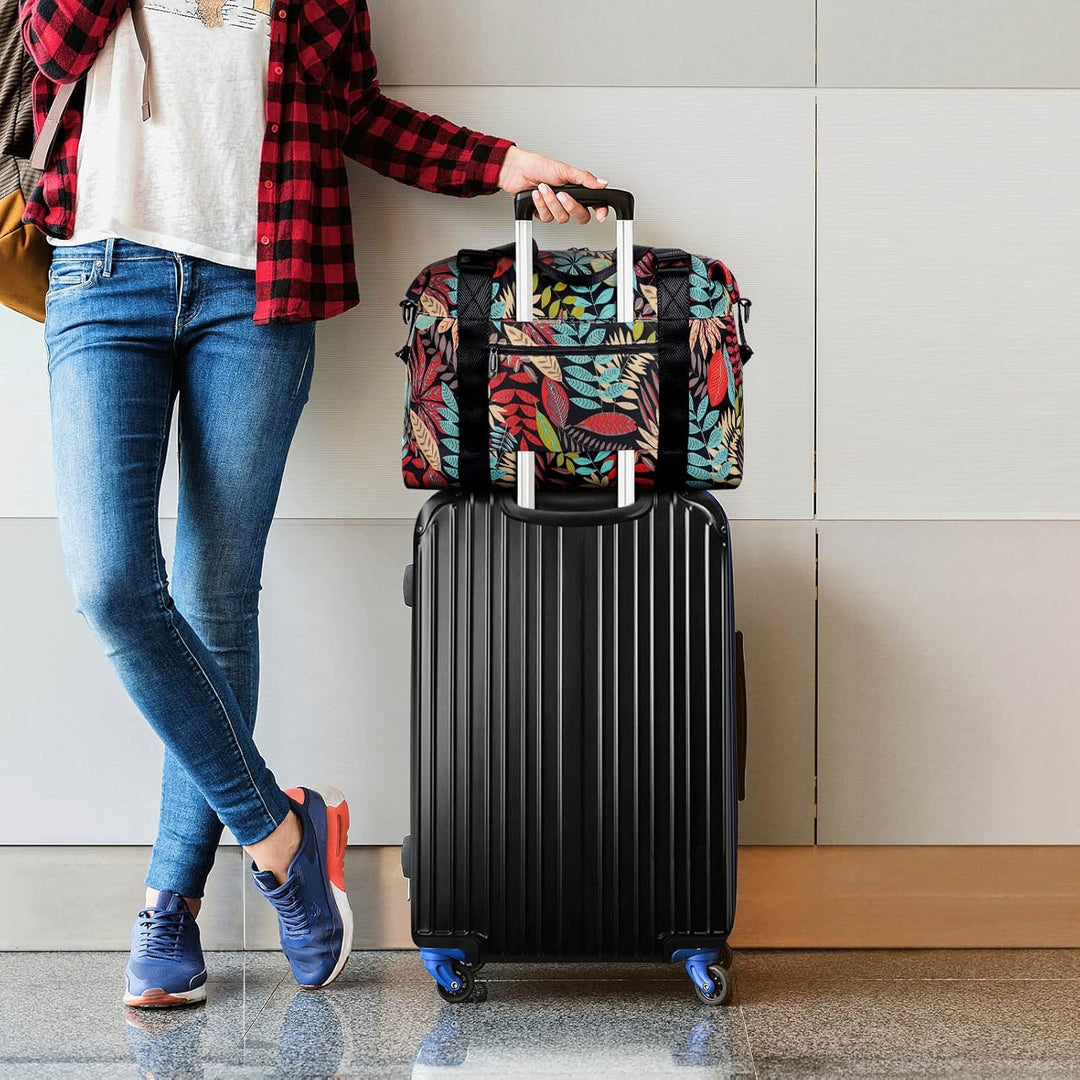 HAWEE Sporttasche Damen Gross Leichte Reisetasche Herren Faltbare Gym Duffel Bag Weekender Travel Ba