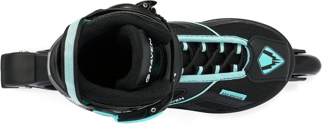 Inlineskates Inliner Raven Pulse verstellbar optional als 2in1 Inlineskates/Schlittschuhe 40-43 (25,