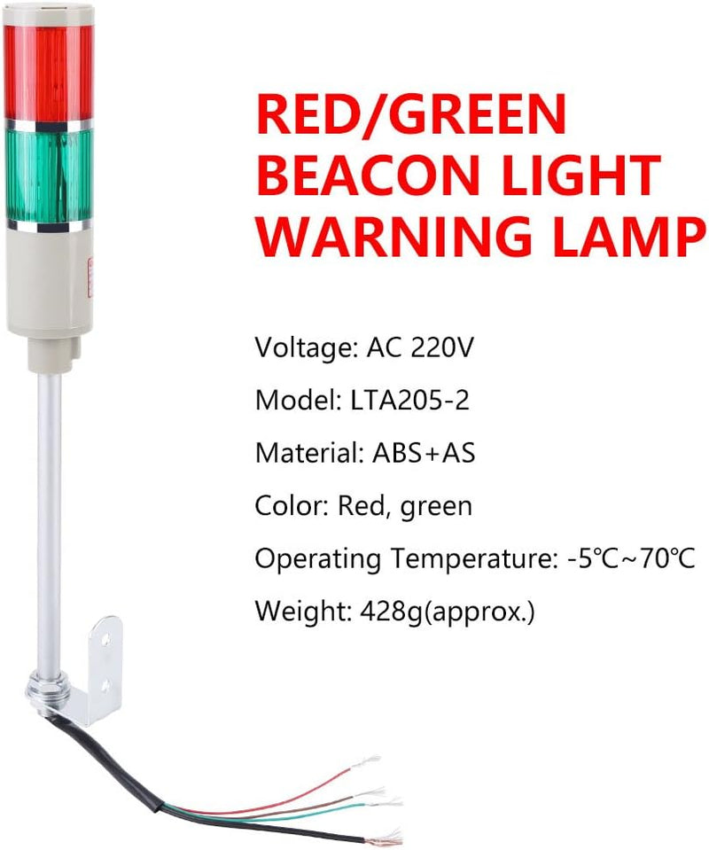 1pc Rot/Grün Glühbirne Warnung Notfallausrüstung Glühbirne Leuchtfeuer Lampe 220V