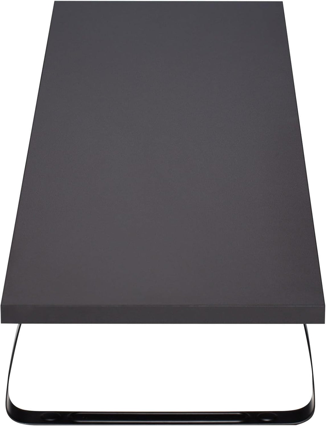 IDIMEX Monitorständer Milford - Desktop-Organizer, Schwarz, 100x27x13 cm, Belastbar bis 20kg, Modern