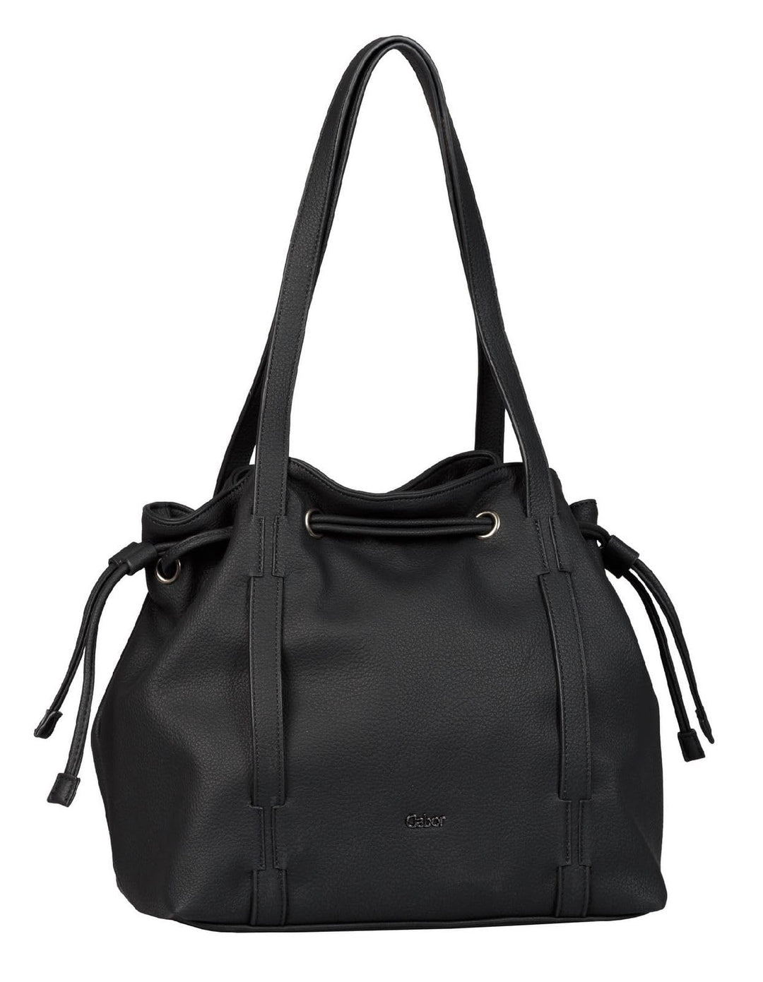 Gabor bags Malu Damen Shopper Umhängetasche Reissverschluss 34 x 18,5 x 29 Schwarz, 34 x 18,5 x 29 S