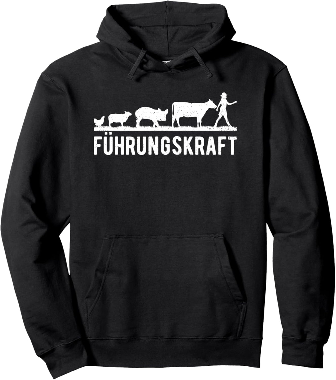 Lustiges Landwirtin Führungskraft Motiv Landwirt Frauen Pullover Hoodie