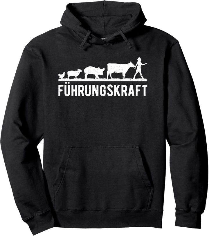 Lustiges Landwirtin Führungskraft Motiv Landwirt Frauen Pullover Hoodie