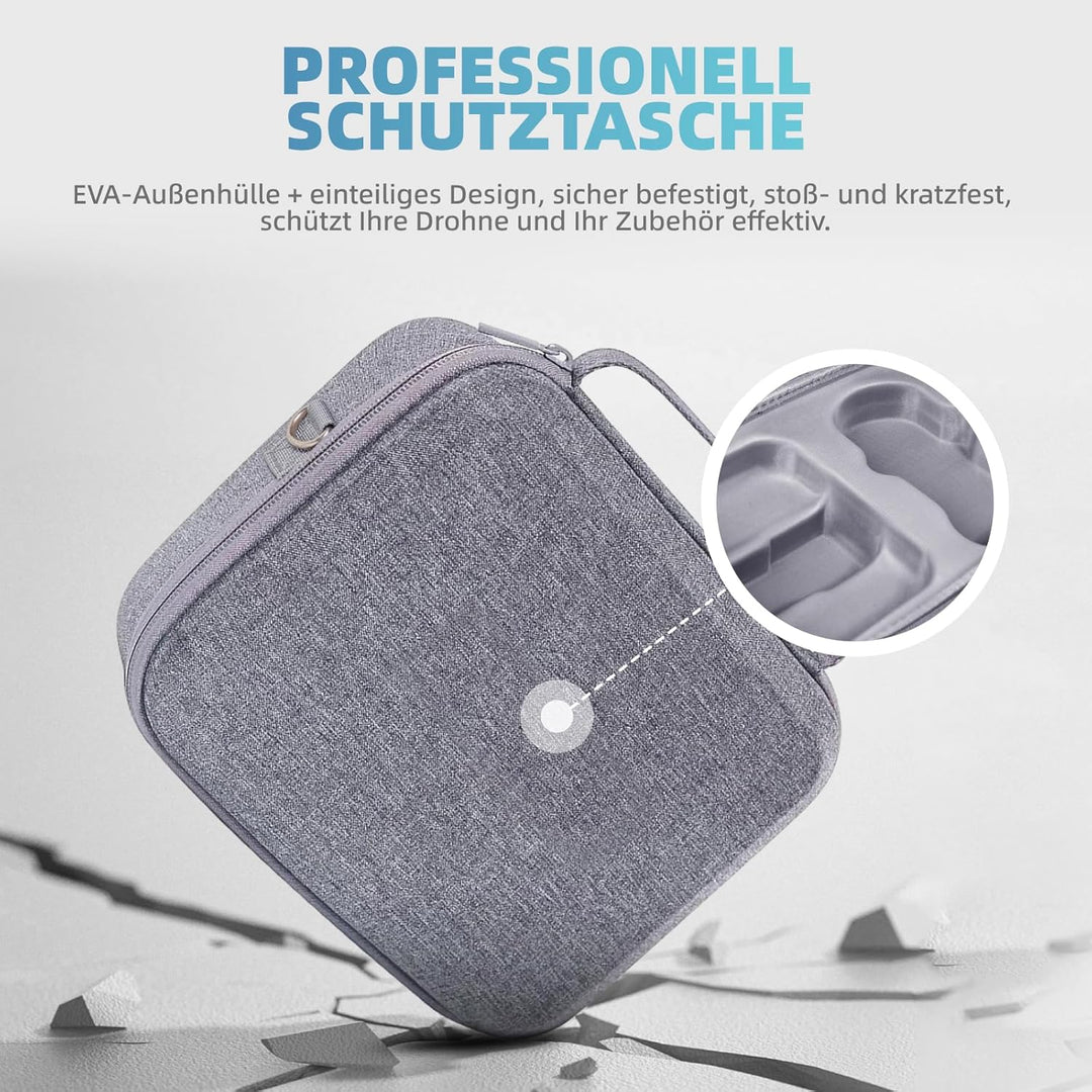 Tasche für DJI Mini 3/3 Pro Drohne und Controller Zubehör, Tragbare Tragetasche Kompakte Aufbewahrun