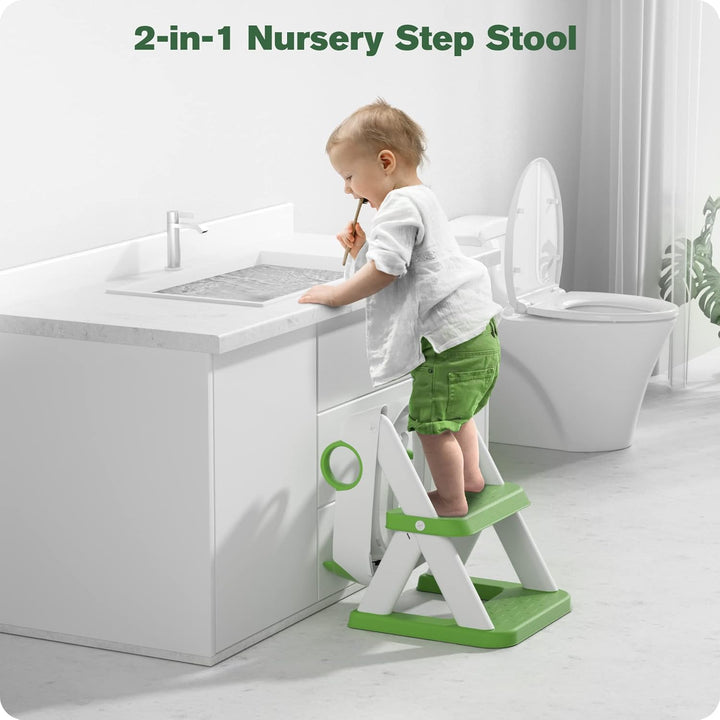 Toilettenleiter für Kinder, Upgraded Kindertoilette für Jungen und Mädchen, 2 in 1 Kind Toilettensit