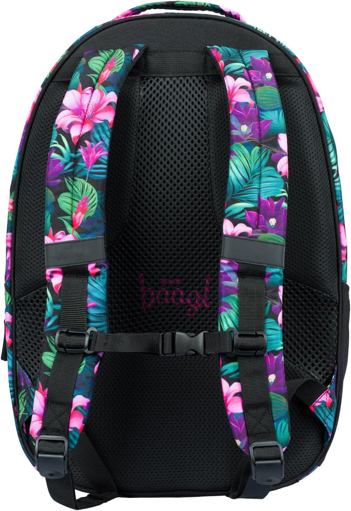 Baagl Schulrucksack Set 3 Teilig, Ergonomischer Grosser Rucksack mit Kühlfach für Jungen Mädchen Tee
