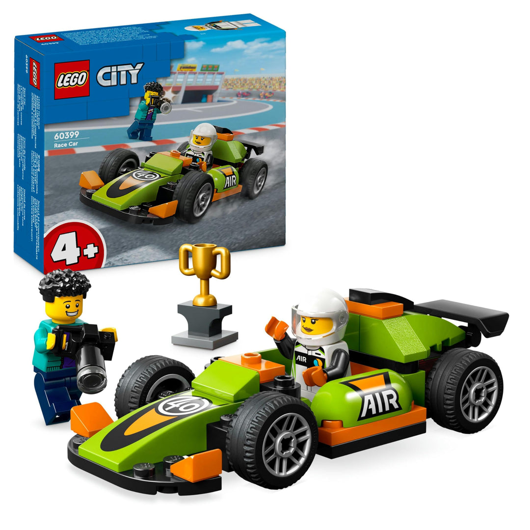 LEGO City Rennwagen, Spielzeug-Rennauto, klassischer Sportwagen, Geschenk für Kinder, Auto-Bauset fü