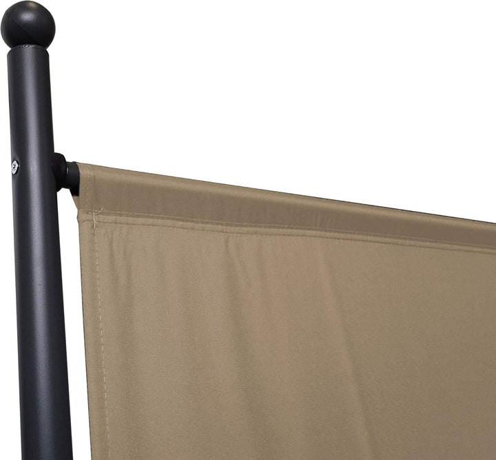 QUICK STAR Paravent 180 x 78 cm Stoff Raumteiler Klein Garten Stellwand Trennwand Balkon Sichtschutz