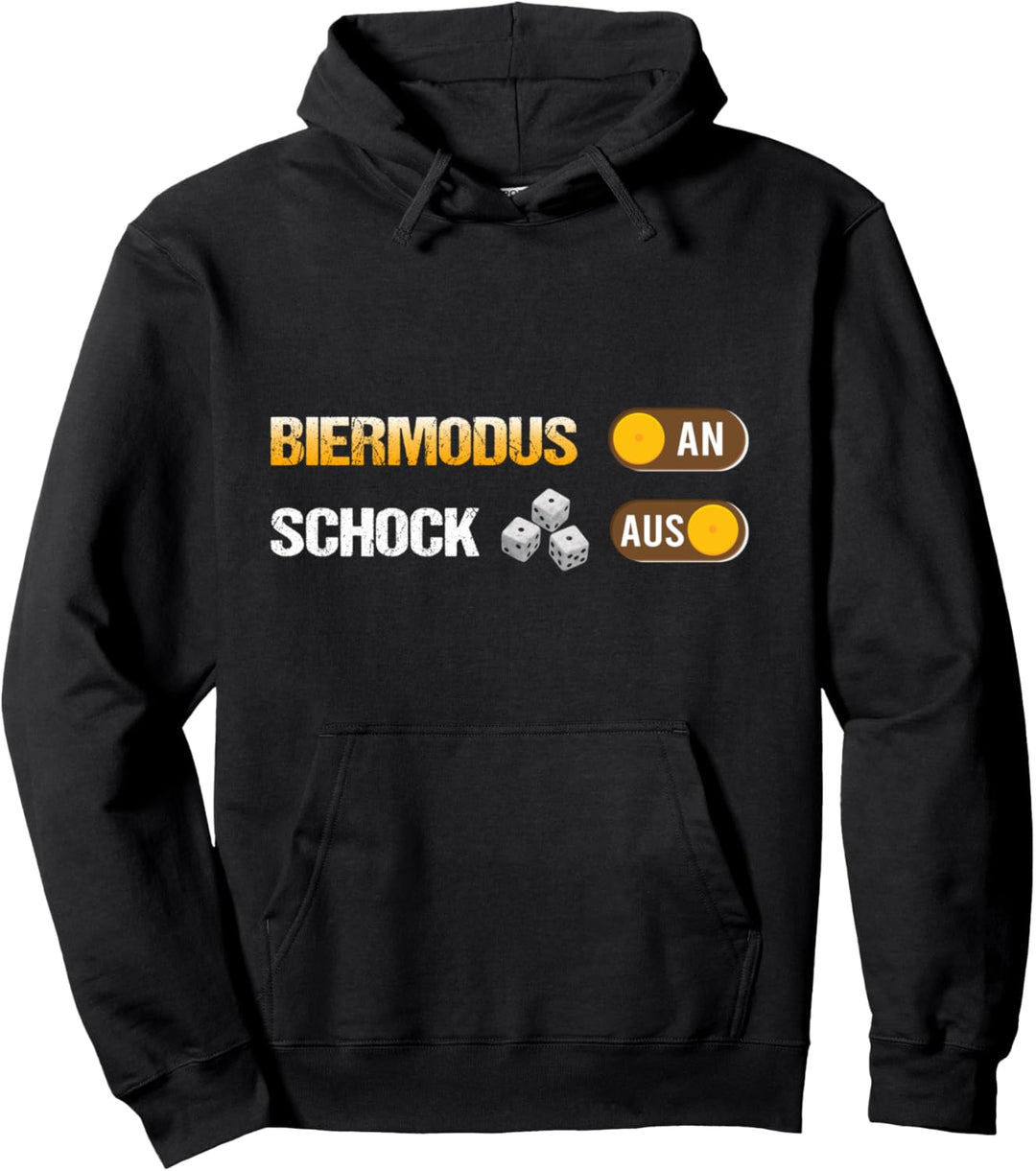 Biermodus An Schock Aus Schocken Würfelspiel Knobel Kneipen Pullover Hoodie
