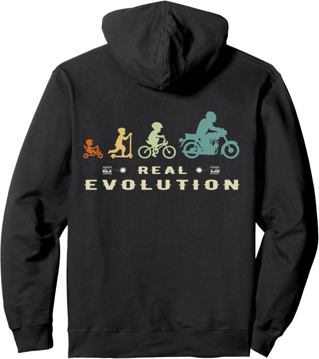 Motorrad Evolution Moped Zubehör ddr Fahrzeuge Pullover Hoodie