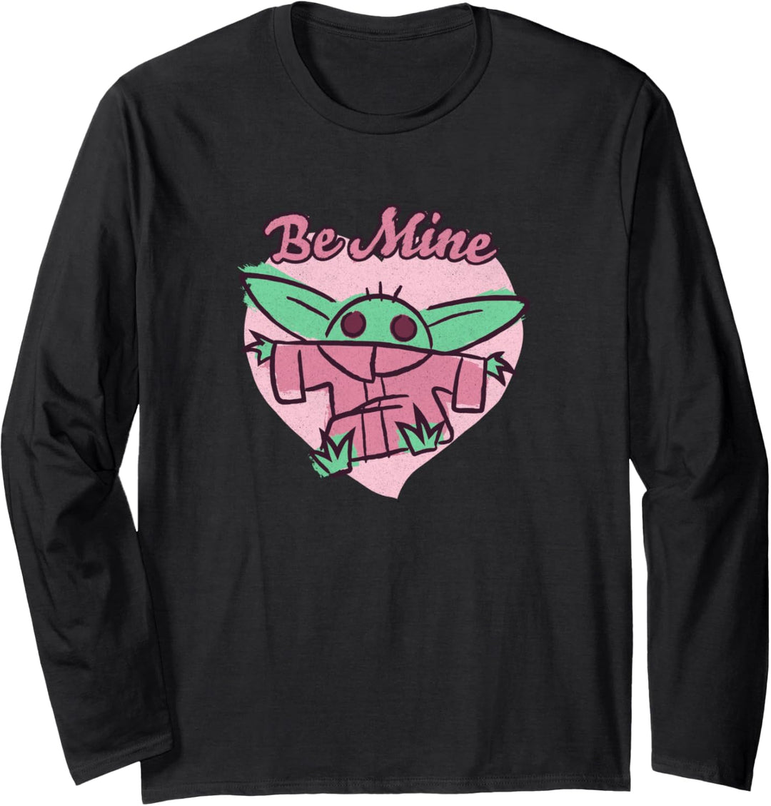 Star Wars: The Mandalorian The Child Be Mine Valentine's Day Langarmshirt