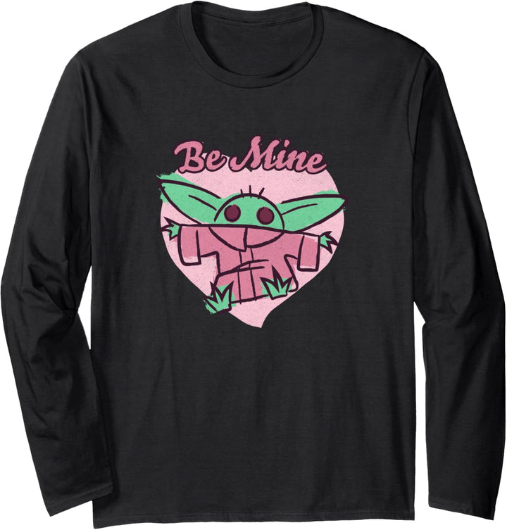 Star Wars: The Mandalorian The Child Be Mine Valentine's Day Langarmshirt