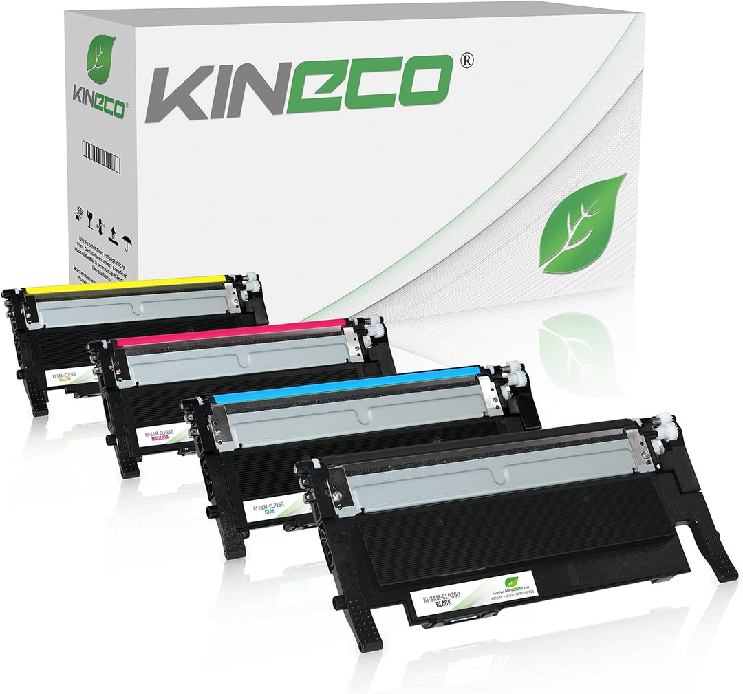 4 Toner kompatibel mit Samsung CLP-360 für Samsung Xpress C460W/TEG, C410W, CLP-365/SEE CLP-365 - CL