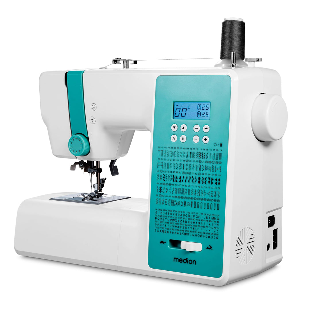 MEDION Digitale Nähmaschine SD36 (36 Watt, einstellbare Stichlänge und Stichbreite, 270 Stichmuster,