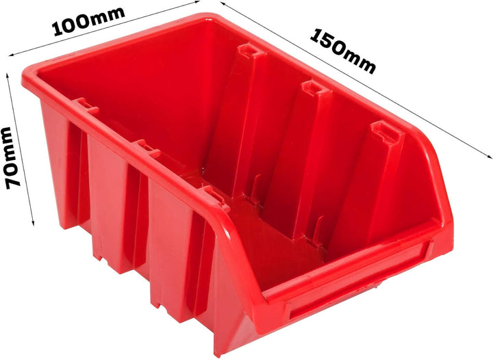 Lagersystem Wandregal 1152 x 780 mm, Werkzeughalterungen, Stapelboxen Schüttenregal Sichtlagerkästen