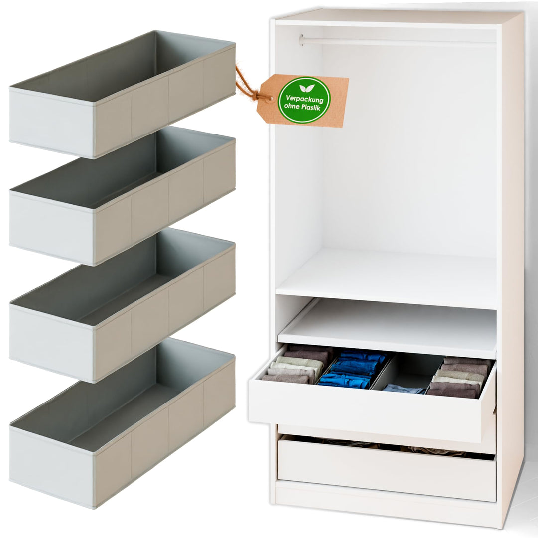 PAX Schubladen Organizer, Boxen zur Kleiderschrank Organisation, Ordnungssystem für Schubkasten 50cm