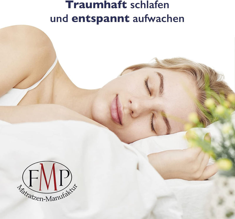 FMP Matratzenmanufaktur Orthopädisches Nackenstützkissen viscoelastisches Kissen, Visco Kopfkissen,