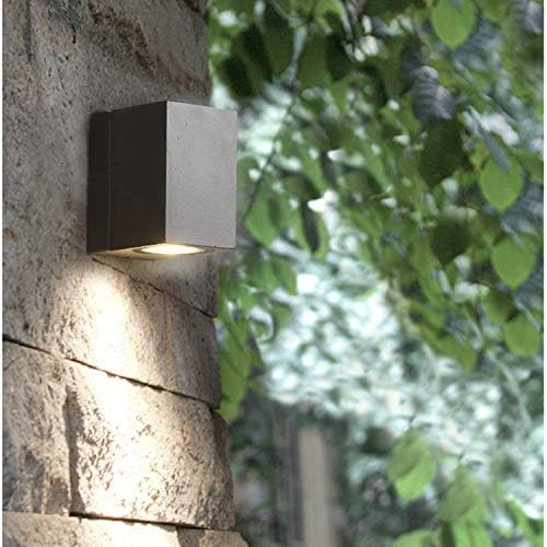 Topmo-plus Wandstrahler Garten Wandlicht Flur Wandstrahler Terrassen Aluminium Wandspot / 5W GU10 LE