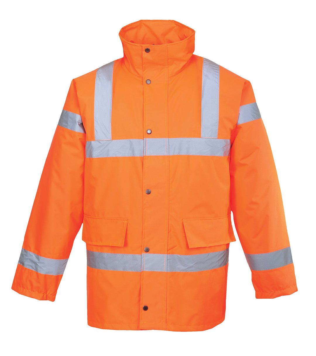 Hi-Vis Traffic Jacket, colorOrange talla Large