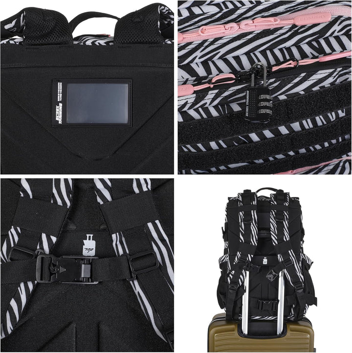 ELITRAINX ELITEX TRAINING Militär-Rucksack, 45 l, wasserdicht, Sport, Flugzeugkabine, CrossTraining,