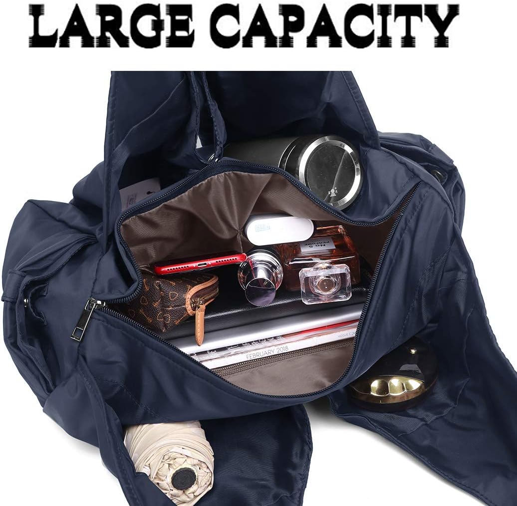 Shoulder Bag for Women, Waterproof Shopping Lightweight Work Purse and Handbag Travel Tote Oxford Ny