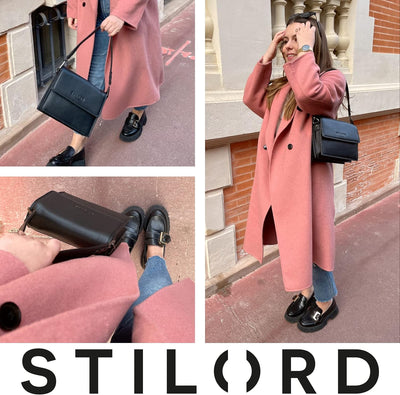 STILORD 'Aleia' Handtasche Damen Leder klein - elegante Umhängetasche für Frauen mit Stil Mittel - B