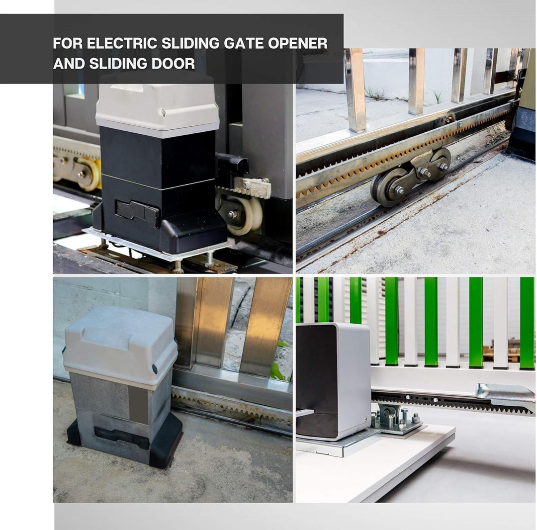 DOJA Industrial | Schiebetor Zahnstange | Modul 4 | 1 Stueck 1 Meter | Verzinkte Zahnschiene Kompati