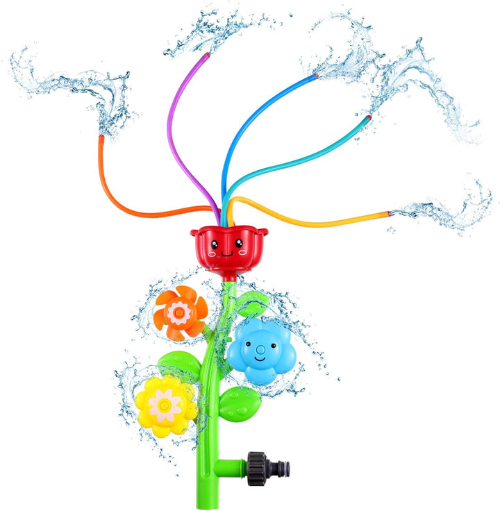 STOBOK Outdoor Wasser Spray Sprinkler Hinterhof Spinning Sprinkler Spielzeug Form Swirl Spiel Spielz