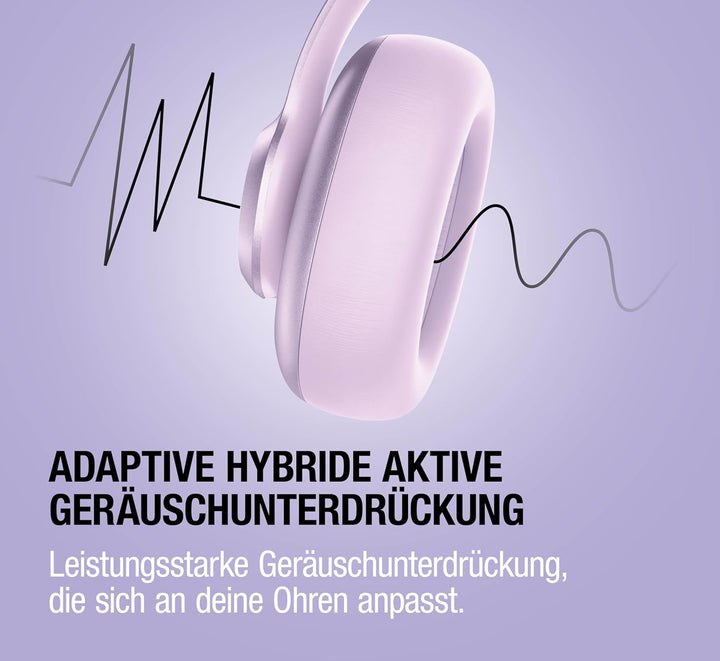 Fresh 'n Rebel Clam Ace 2, ANC-Kopfhörer, Hybrid Active Noise Cancelling, Ambient-Sound-Modus, Multi