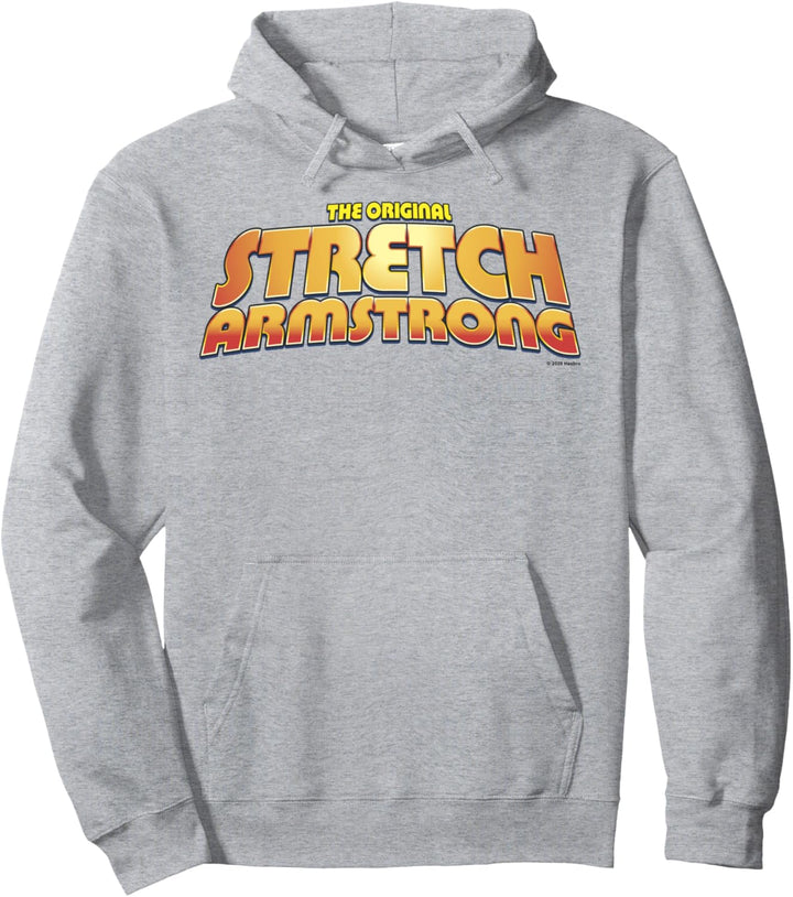 Stretch Armstrong The Original Vintage Retro Gradient Logo Pullover Hoodie