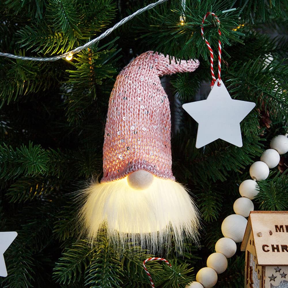 Wichtel Figuren Weihnachten Deko, Leuchtende Weihnachts Wichtel Klein, Weihnachtsdeko Figuren Wichte