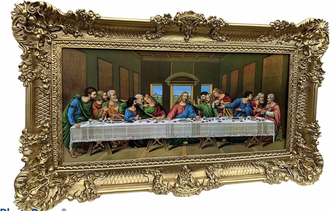 Das Letzte Abendmahl von Leonardo Da Vinci Jesus Christus 96x57 Jesus Christus Religiöses Wandbild A
