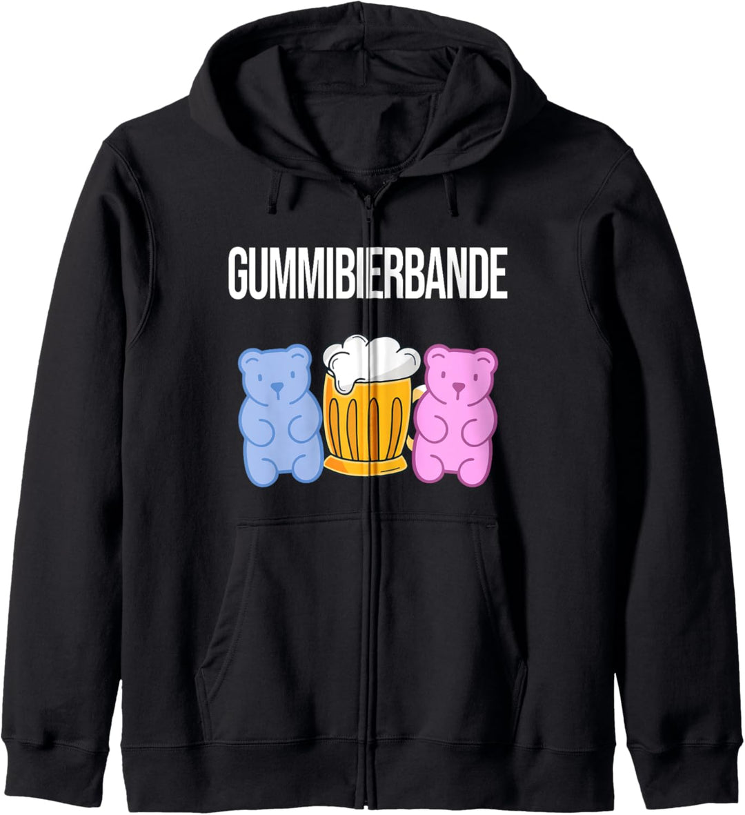 Gummibierbande - lustiges Sauf Party Urlaub Malle Gruppen Kapuzenjacke