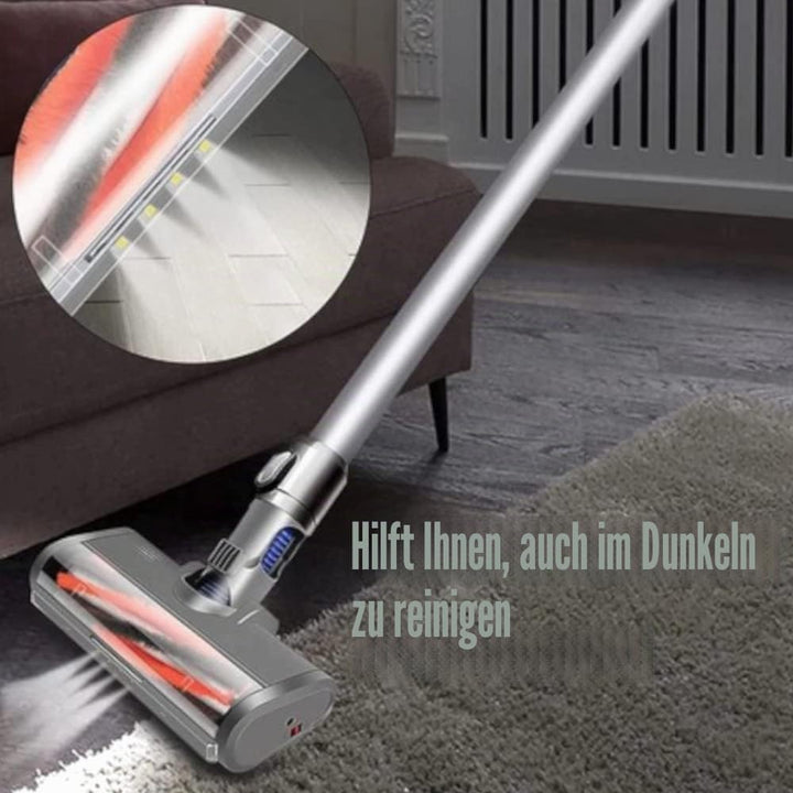 Trade-Shop LED Elektro Turbobürste/Bodendüse/Staubsaugerdüse/Softroller kompatibel mit Dyson V6 DC45