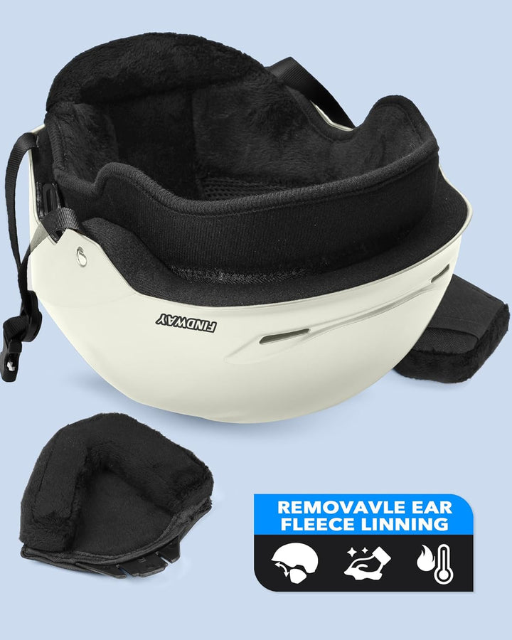 Findway Skihelm für Herren Damen,Unisex Schneesporthelm für Skifahren/Snowboard mit Belüftungssystem