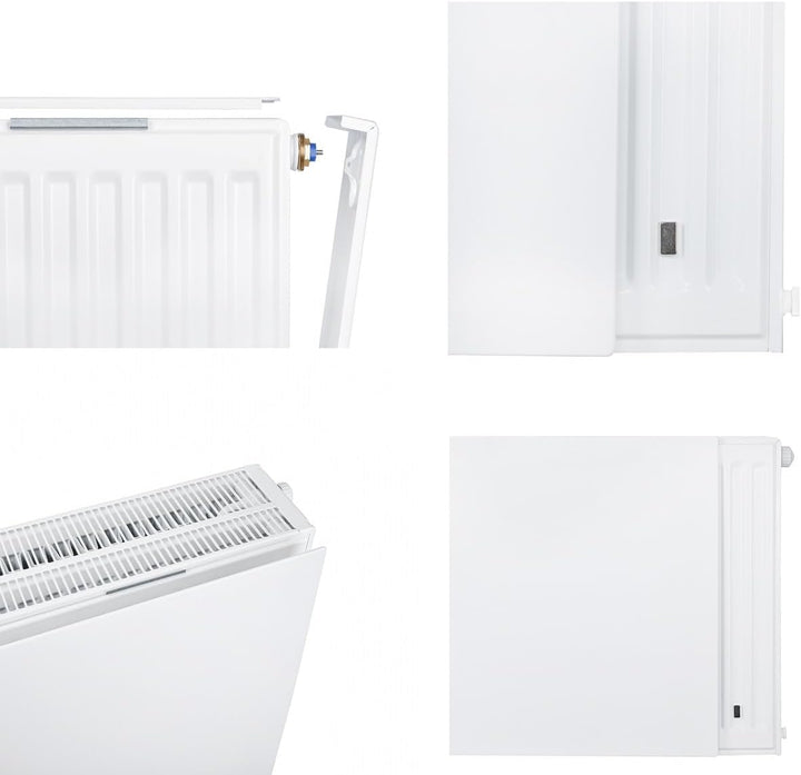 Planheizkörper mit Planfront glatt - Mittelanschluss - Kompakt- & Ventilheizkörper - Typ 22 - inkl.