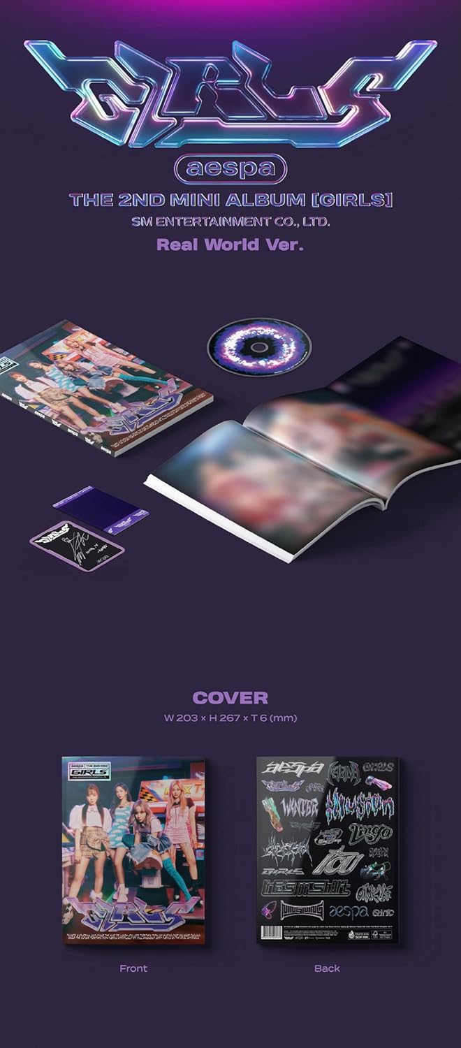 aespa - Girls [Real World ver.] 2nd Mini Album+Free Gift