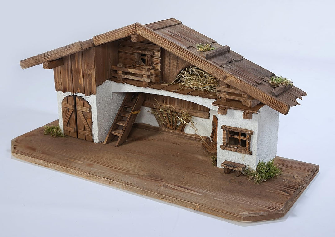 Holz und Gartentrends Weihnachtskrippe Krippe Krippenstall Weihnachten Weihnachtskrippen Tischkrippe