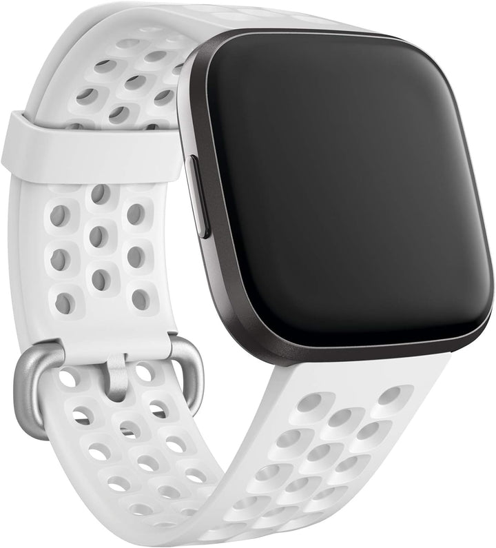 Sport-Zubehörarmband für Fitbit Versa 2 L Frostweiss, L Frostweiss