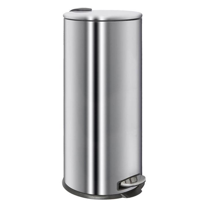 Harbour Housewares 30L Edelstahl Treteimer Chrome Küchenmülleimer, Chrome