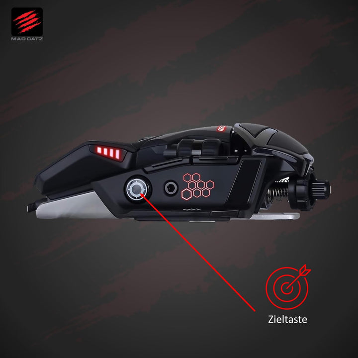 MadCatz R.A.T. 6+ Optical Gaming Mouse, Black R.A.T. 6+ Black, R.A.T. 6+ Black