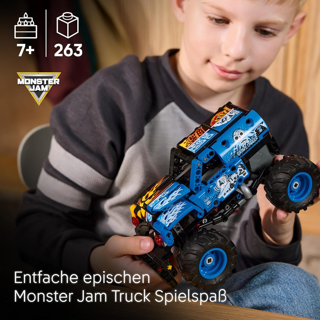 LEGO Technic Monster Jam Grave Digger Feuer und EIS - Monstertruck Modellbau & Konstruktionsspielzeu