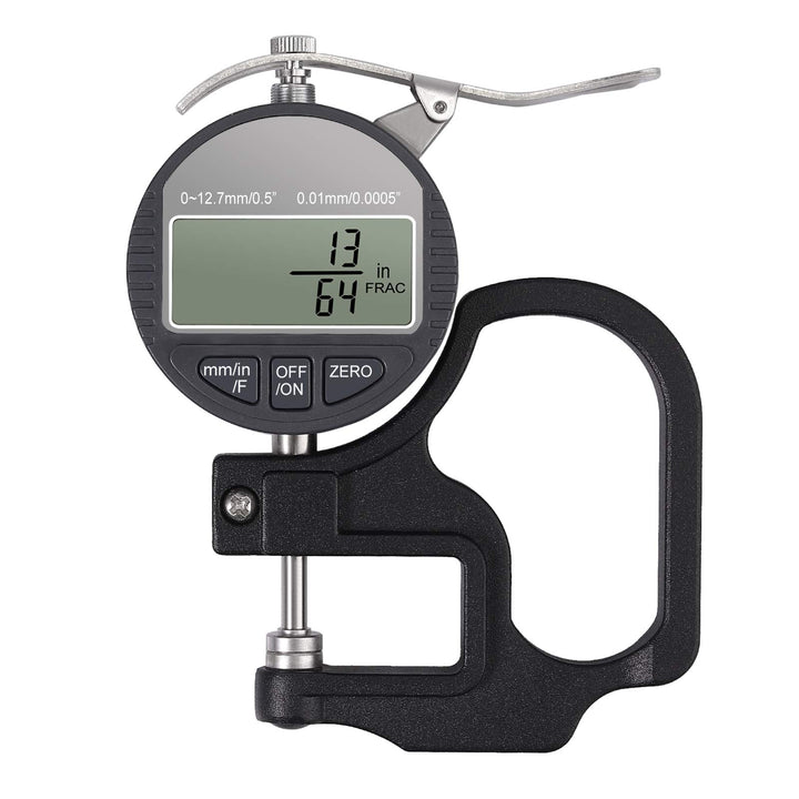 Tragbares digitales Dickenmessgerät 0,0005-0,5 Zoll / 0,01-12,7 mm Messbereich Elektronisches Mikrom