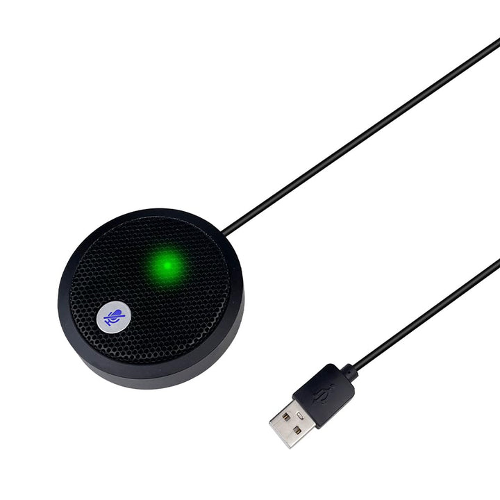 USB Mikrofon, Desktop PC Mikrofon, Stummschalttaste mit LED-Anzeige, Geräuschunterdrückung, Omnidire
