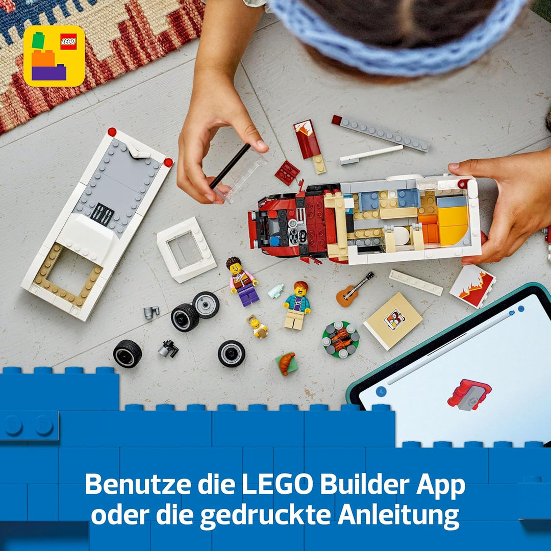 LEGO City Abenteuer-Wohnmobil - Wohnwagen Spielzeug für Jungen und Mädchen ab 6 Jahren - Inkl. 3 Min