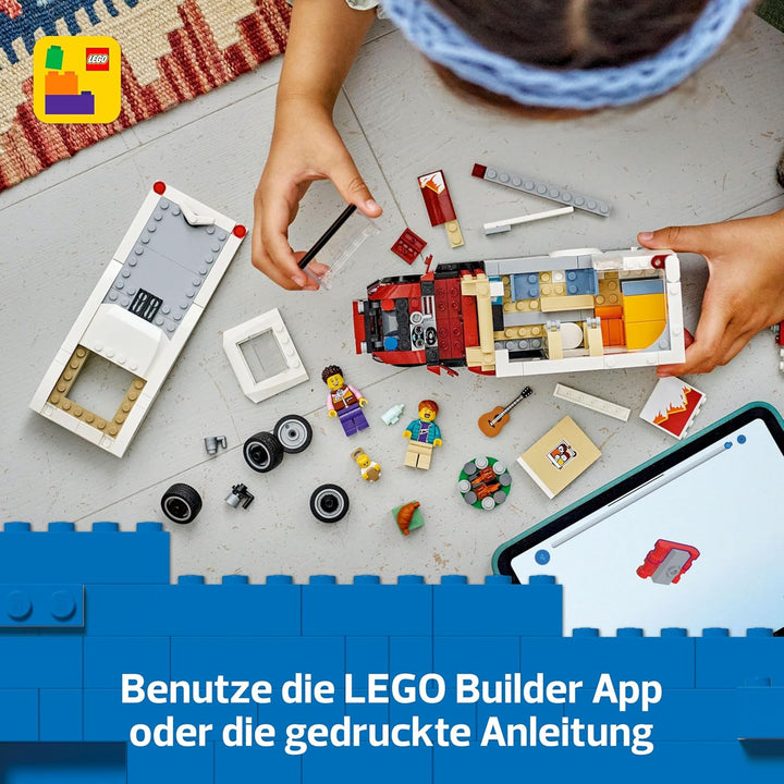 LEGO City Abenteuer-Wohnmobil - Wohnwagen Spielzeug für Jungen und Mädchen ab 6 Jahren - Inkl. 3 Min
