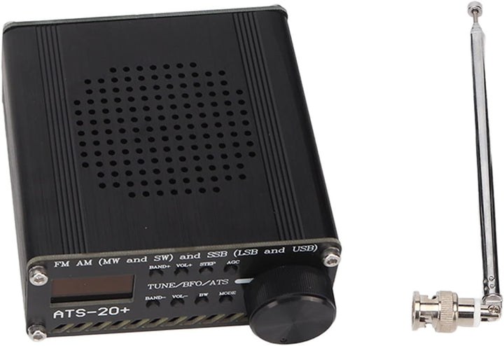 Multiband-Funkempfänger, FM AM (MW und KW) SSB (LSB und USB) Digitalempfänger mit Lautsprecher und A