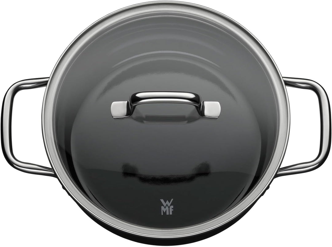 WMF Fusiontec Essential Kochtopf gross, 20 cm, Glasdeckel, Bratentopf Induktion, 2,4l, High-Tech Ker