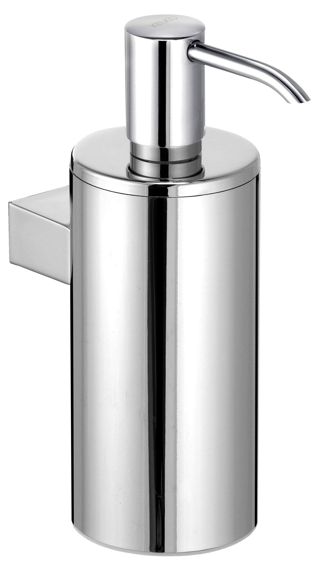 KEUCO Plan Seifenspender, 250 ml, Metall verchromt, Made in Germany, nachfüllbar, inkl. Schrauben un