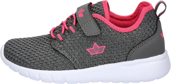 Lico Unisex Kinder Pancho Vs Sneaker 25 EU Grau Pink, 25 EU Grau Pink